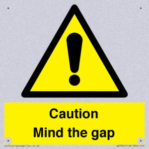 Caution Mind the gap